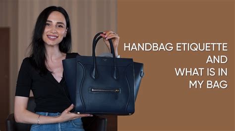 etiquette bag